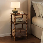 Walnut Small Side Table