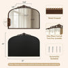 Micasso Vintage Bronze Arched Mirror