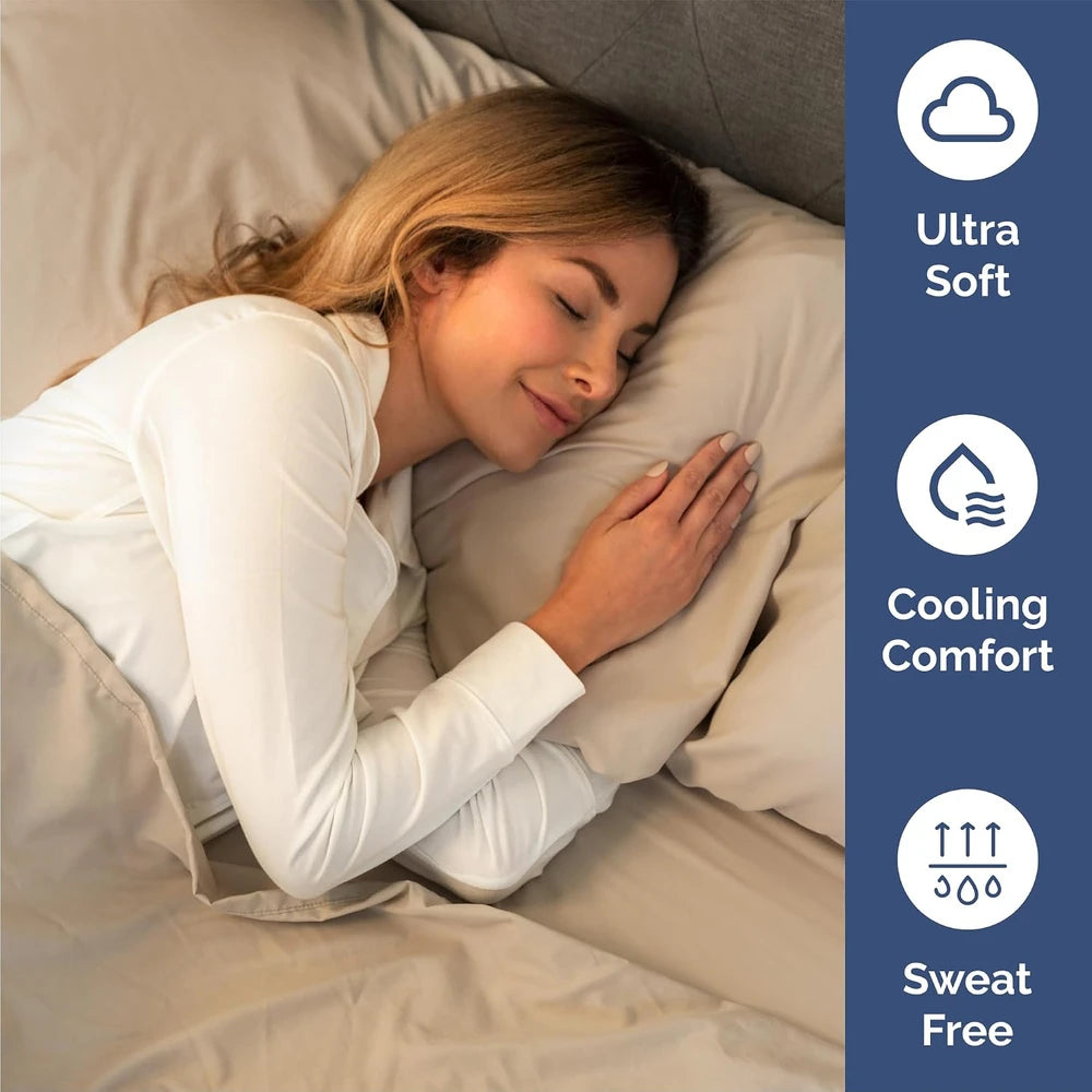 Queen Microfiber Bed Sheet Set