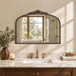 Micasso Vintage Bronze Arched Mirror