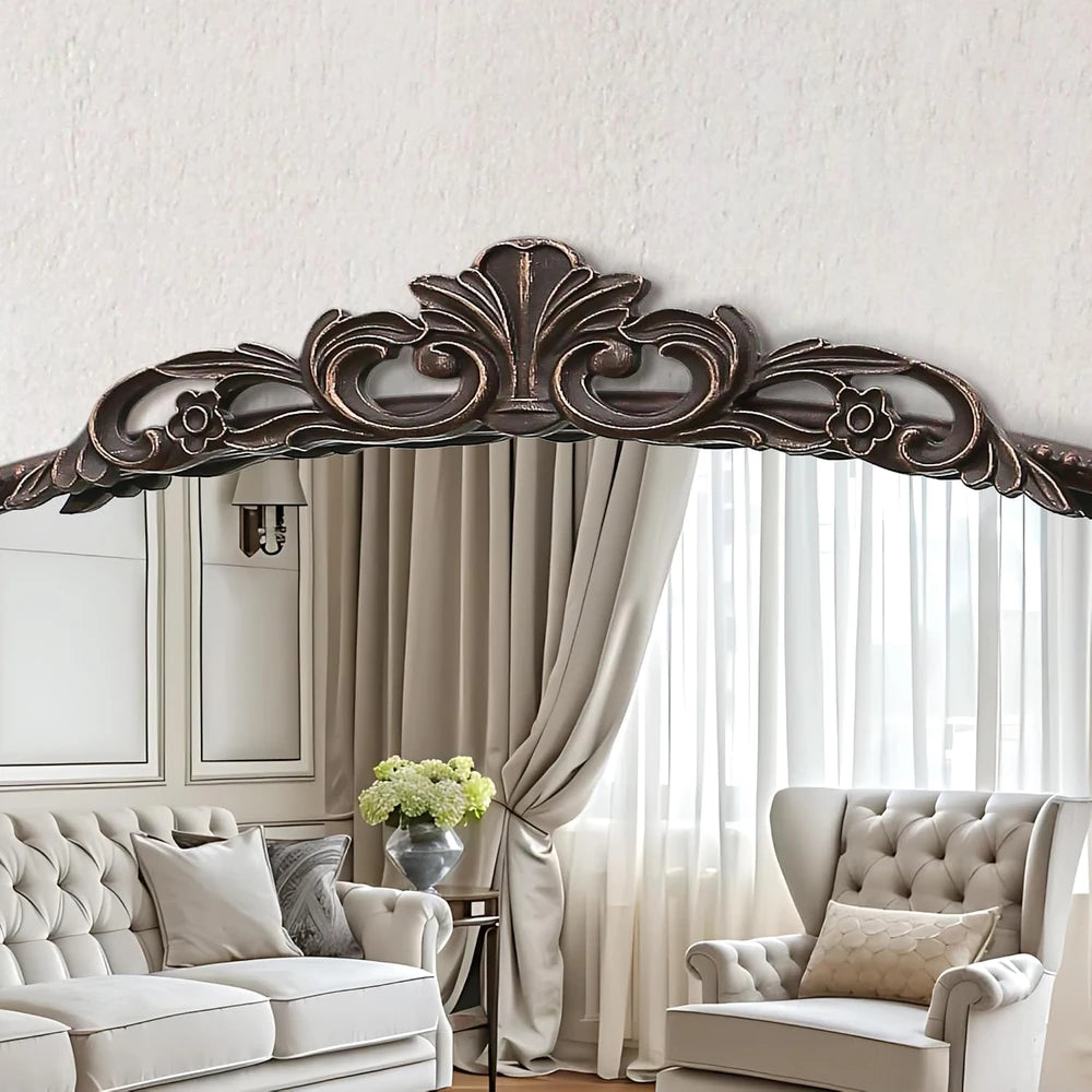 Micasso Vintage Bronze Arched Mirror