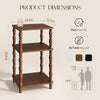 Walnut Small Side Table