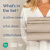 Queen Microfiber Bed Sheet Set