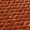 Burnt Orange Jacquard Throw Blanket