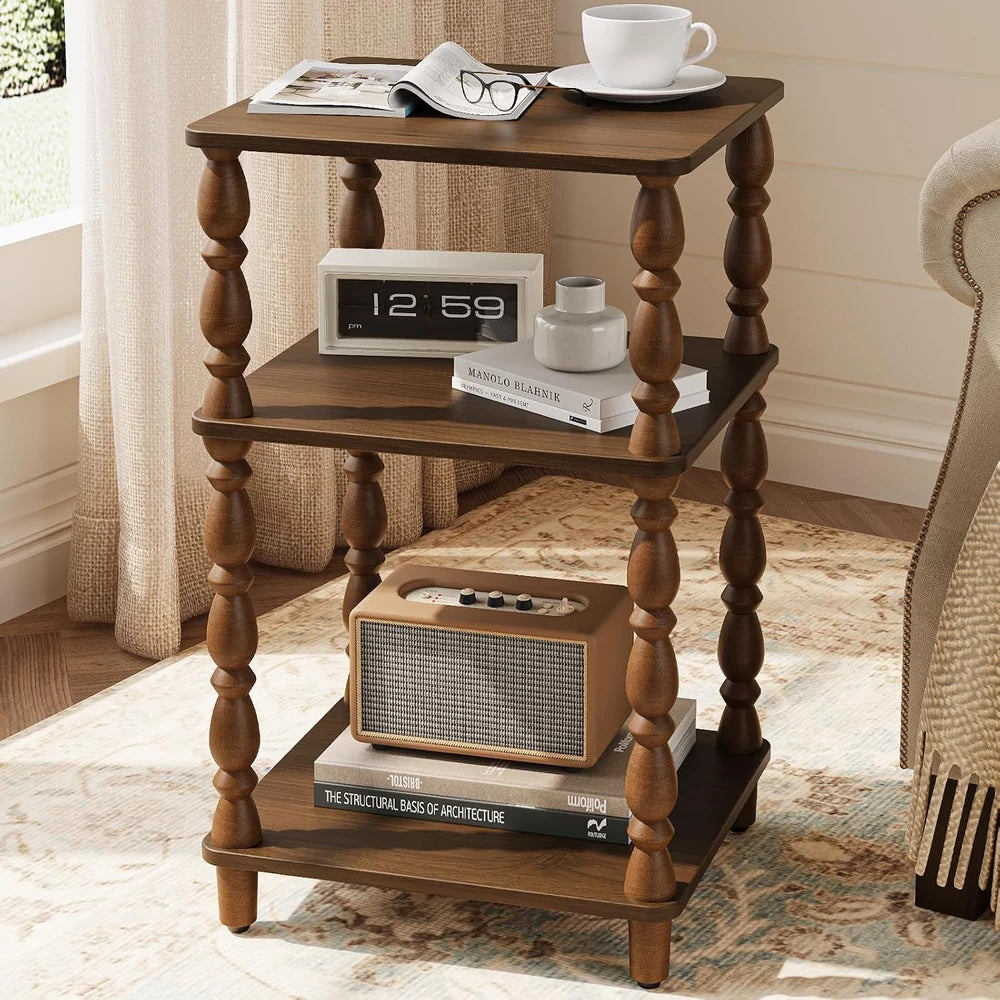 Walnut Small Side Table