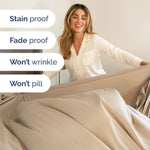 Queen Microfiber Bed Sheet Set