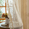 TUDECO Vintage Ruffle Lace Curtains
