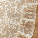 TUDECO Vintage Ruffle Lace Curtains