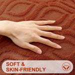 decorUhome Faux Fur Throw Pillow Covers